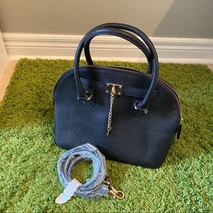 Black Aldo Back with Gold Details